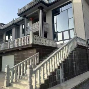 郴州 芝麻白别墅阳台栏杆，楼梯栏杆