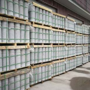 郴州 芝麻白挡车柱、阻车桩、隔离柱