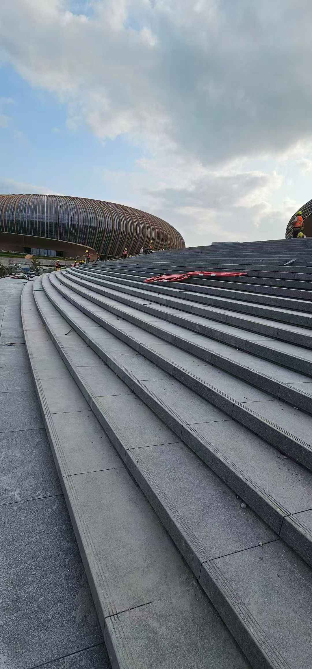 郴州 弧形整石台阶铺装效果图