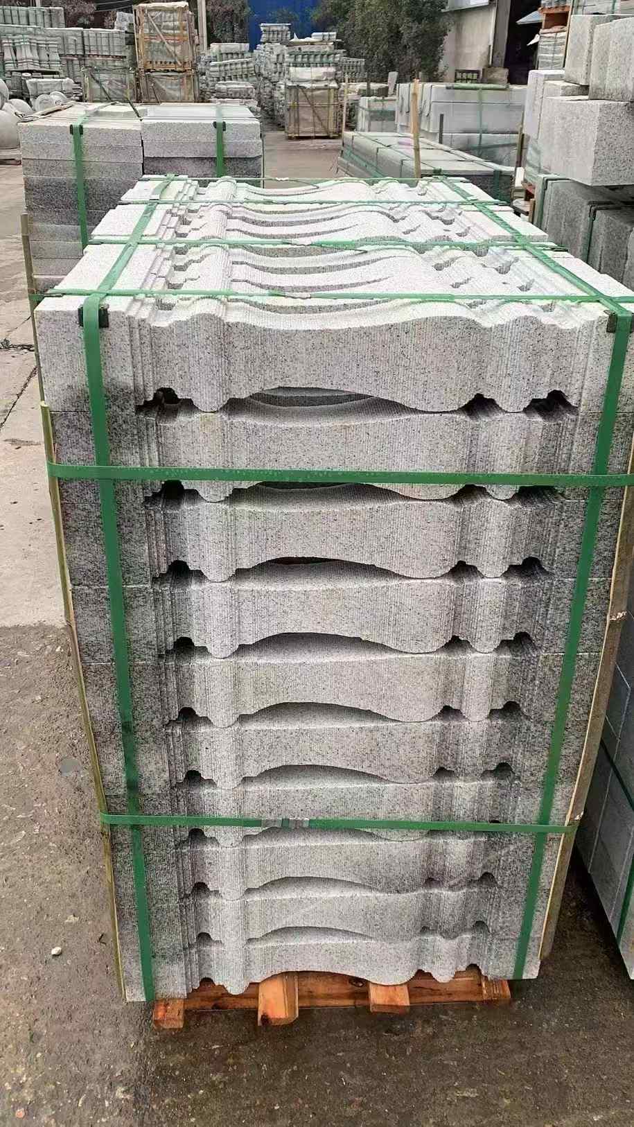 郴州 芝麻白方形拉丝面，栏杆花瓶柱