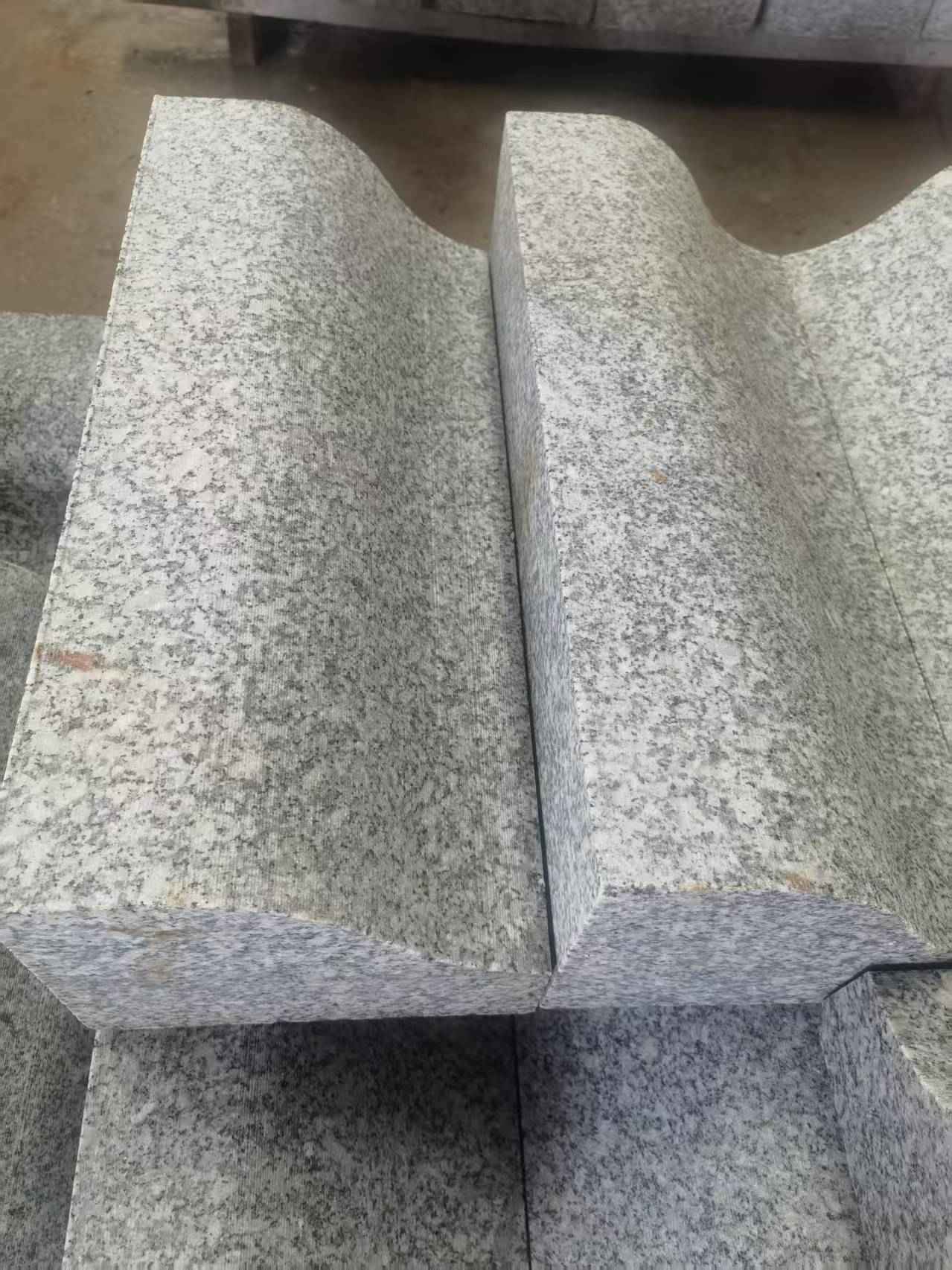 郴州芙蓉白S型拉丝面路沿石