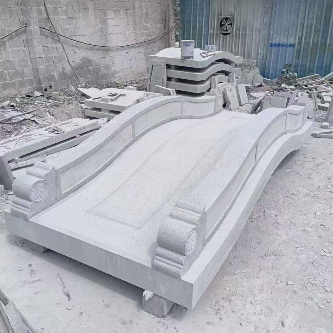 郴州 芝麻灰花岗岩园林景观 小石桥