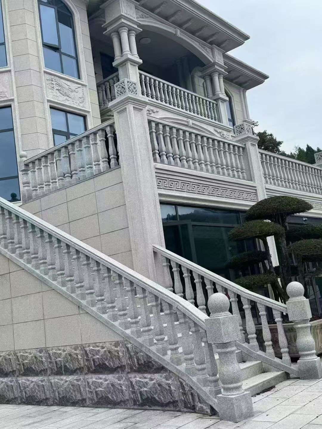 郴州 芝麻白别墅，栏杆