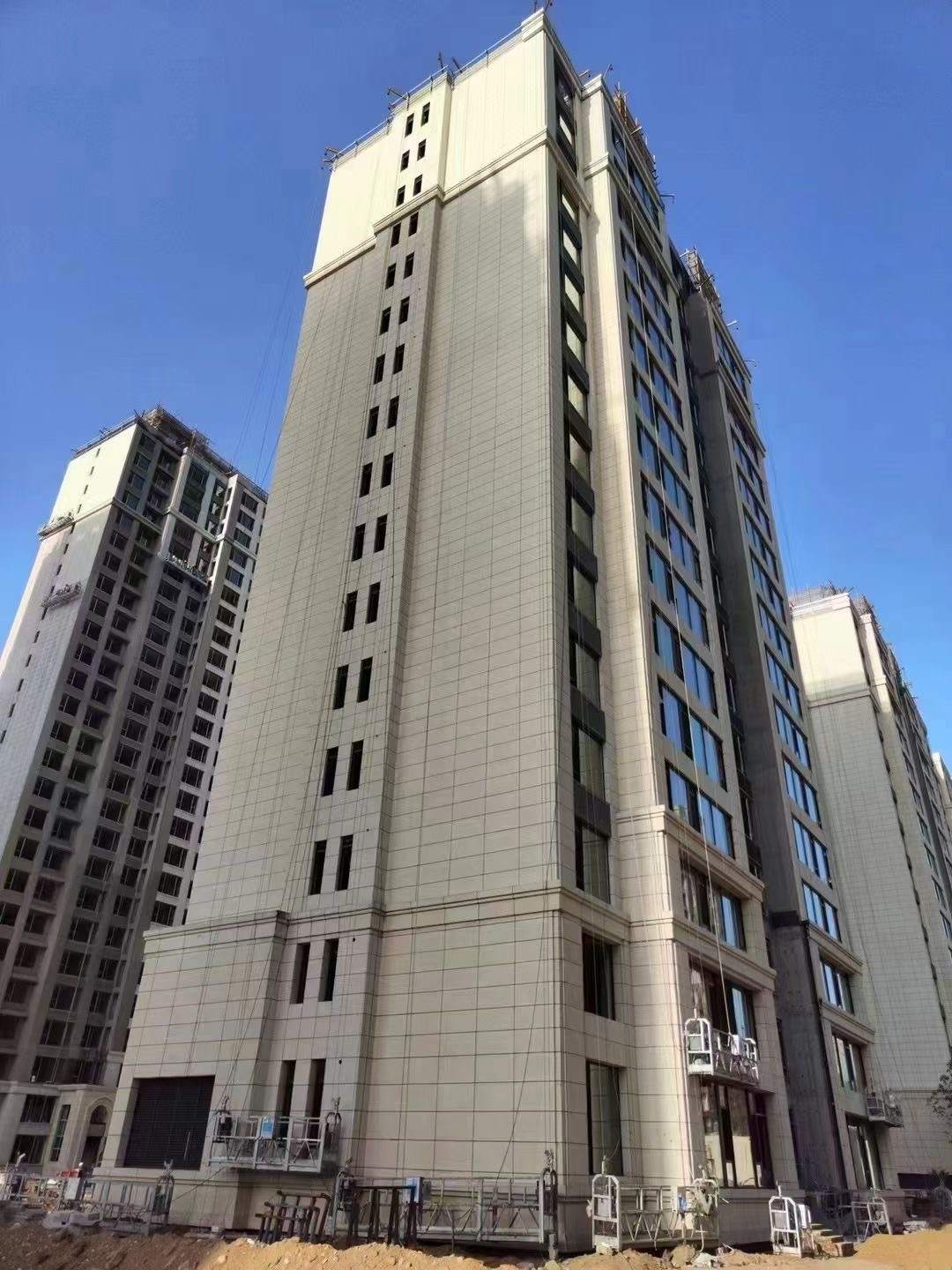 郴州黄金麻高端小区，外墙干挂