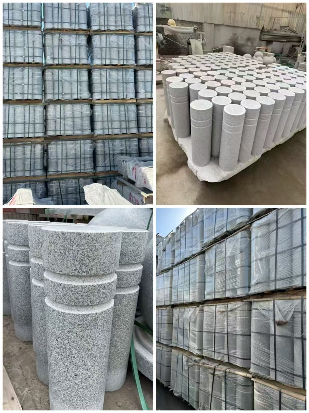 郴州 芝麻白花岗岩挡车柱、隔离柱多少钱